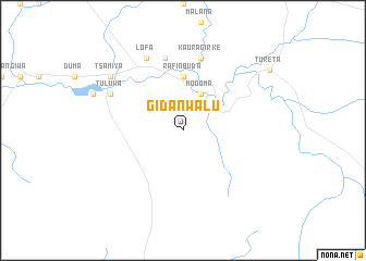 map of Gidan Walu