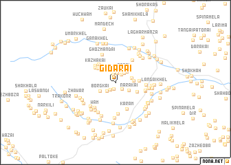 map of Gīdarai