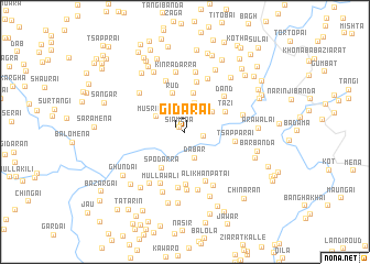 map of Gidarai