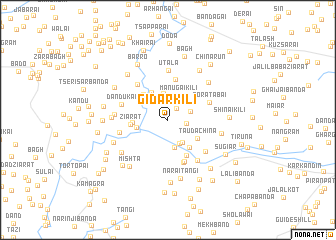 map of Gīdar Kili