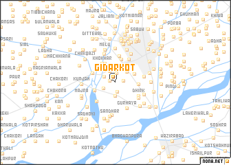 map of Gidarkot