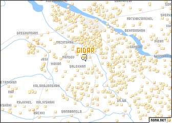 map of Gidar