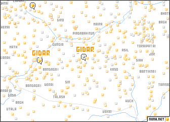 map of Gīdar