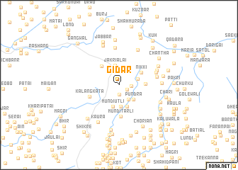 map of Gīdar