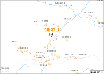 map of Gidatli