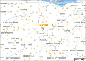 map of Giddar Hatti