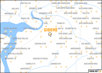 map of Gidemo