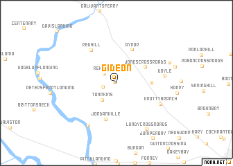 map of Gideon