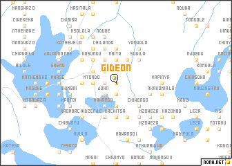 map of Gideon