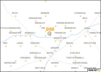 map of Gidé