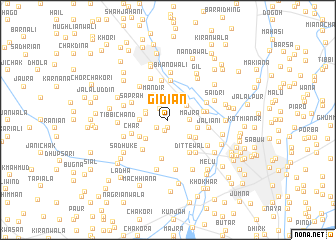 map of Gidiān