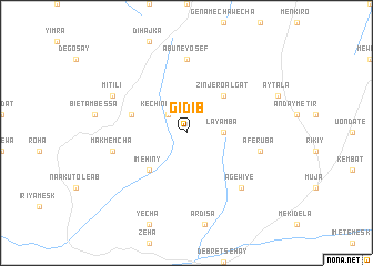 map of Gidib