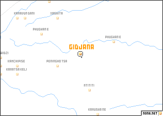 map of Gidjana