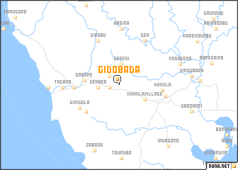 map of Gidobada