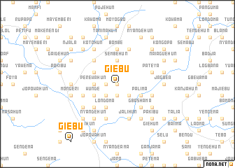 map of Giebu
