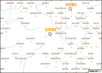 map of Giebu