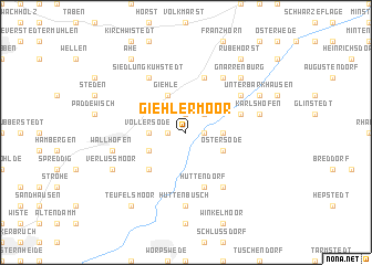 map of Giehlermoor