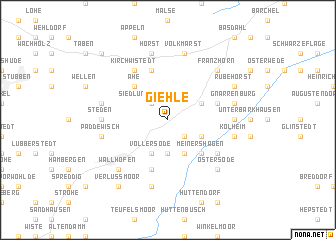 map of Giehle