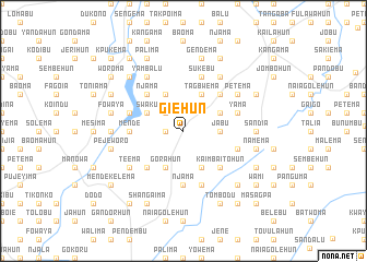 map of Giehun