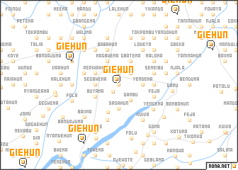 map of Giehun