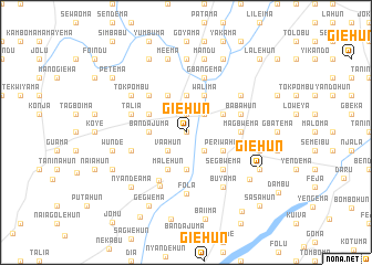 map of Giehun