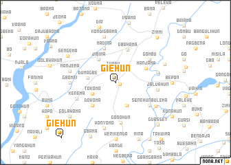 map of Giehun