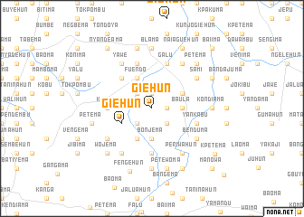 map of Giehun