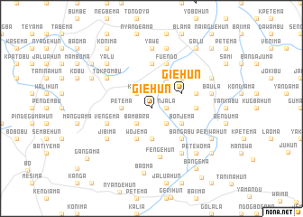 map of Giehun