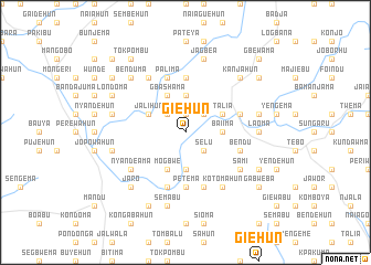 map of Giehun