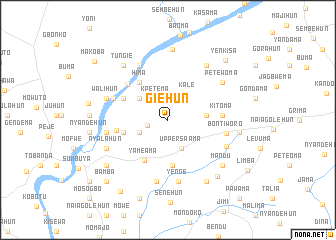 map of Giehun