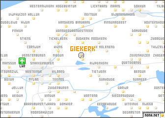 map of Giekerk