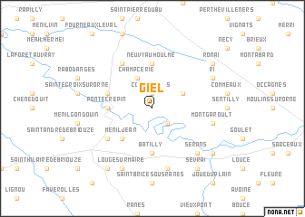 map of Giel