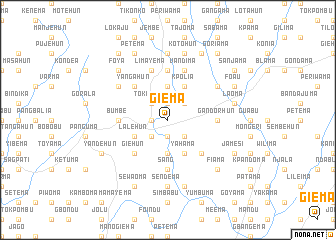 map of Giema