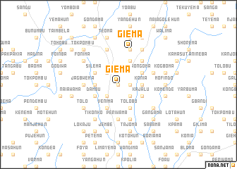 map of Giema