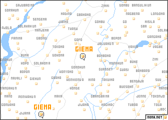 map of Giema