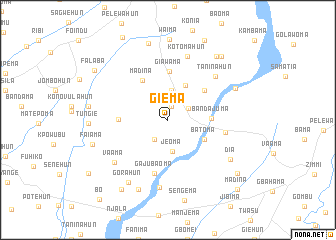 map of Giema