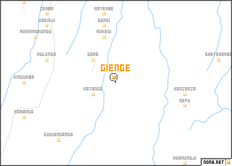 map of Gienge