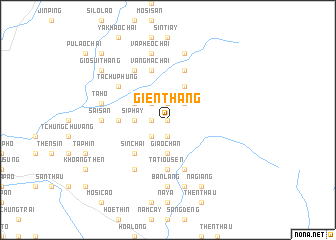 map of Giền Thàng