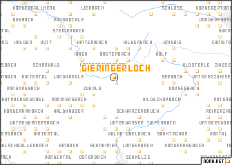 map of Gieringerloch