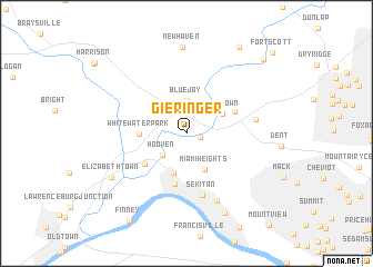 map of Gieringer
