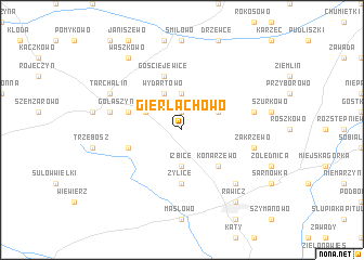 map of Gierłachowo