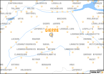 map of Gierre