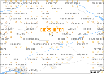 map of Giershofen