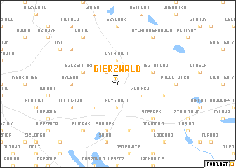 map of Gierzwałd