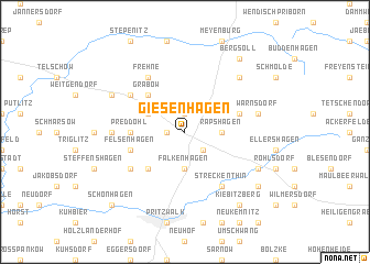 map of Giesenhagen