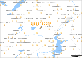 map of Giesensdorf