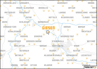 map of Giesen