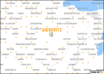 map of Gieseritz