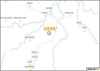 map of Giesie