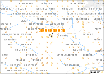 map of Giessenberg